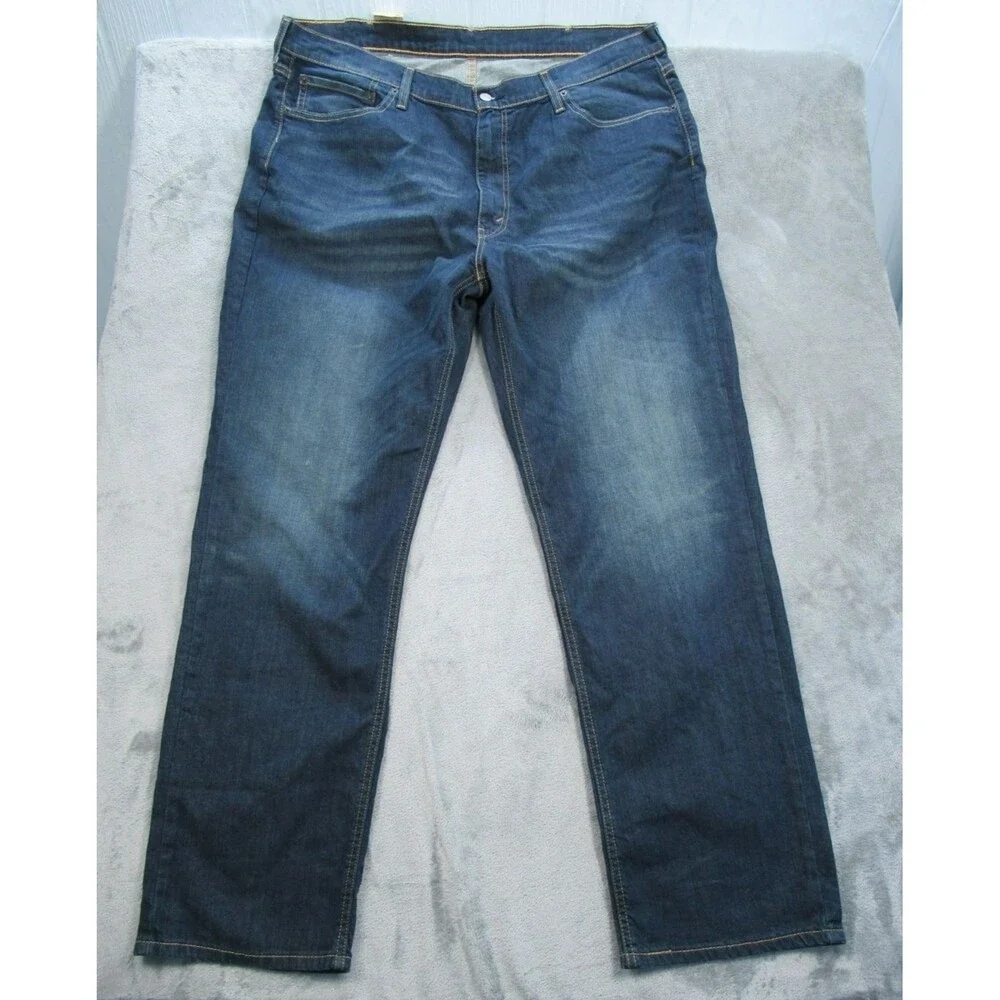 NWT Levis 541 Jeans Mens 42x34 (Fits 40 x 33) Straight Leg Flex Stretch Blue